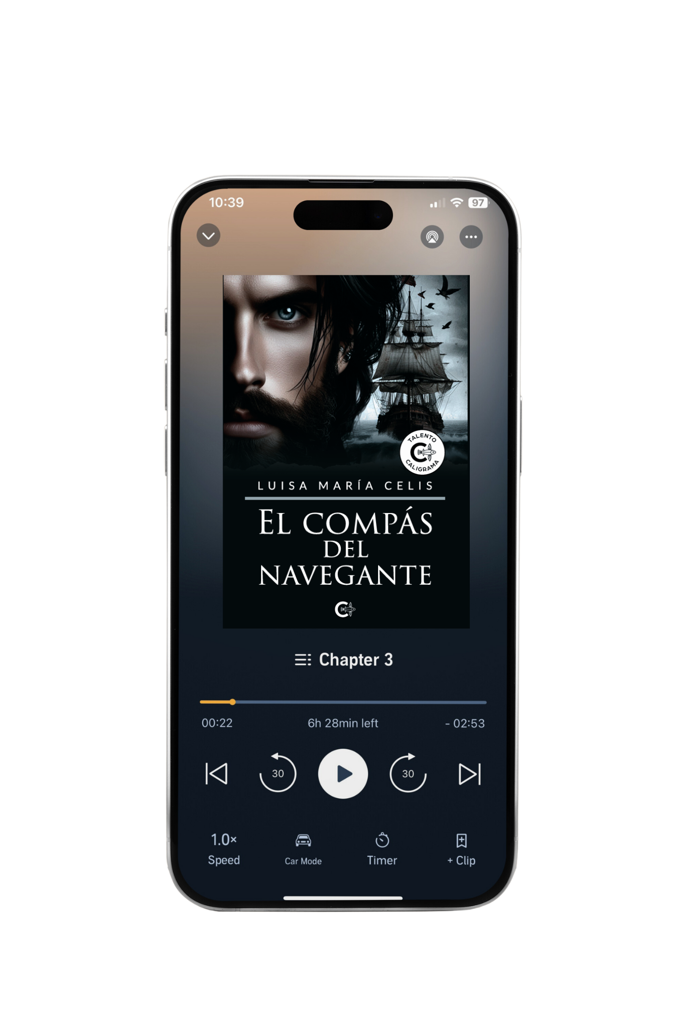 El compás del navegante mock-up de audible